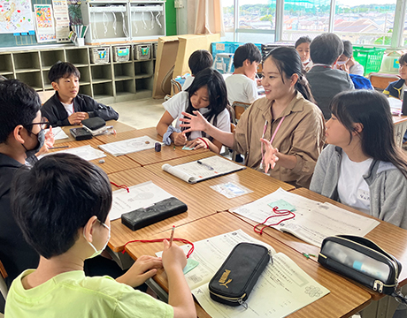 出張授業の様子1